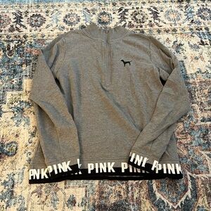 Pink zip up sweatshirt size M